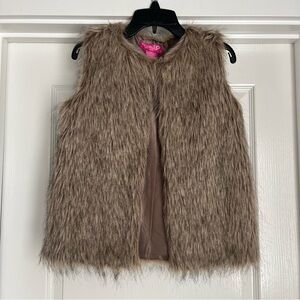 Say What? Faux Fur Vest.